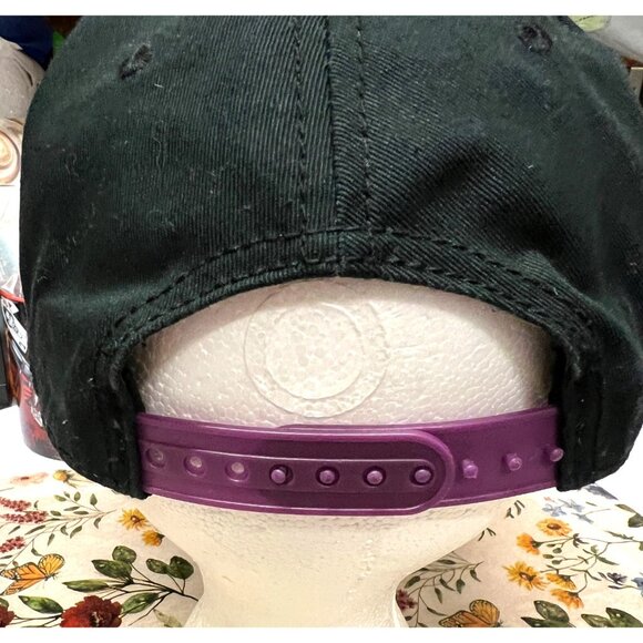 Batman Joker Black & Purple Snapback Hat Joker Design - Picture 3 of 4